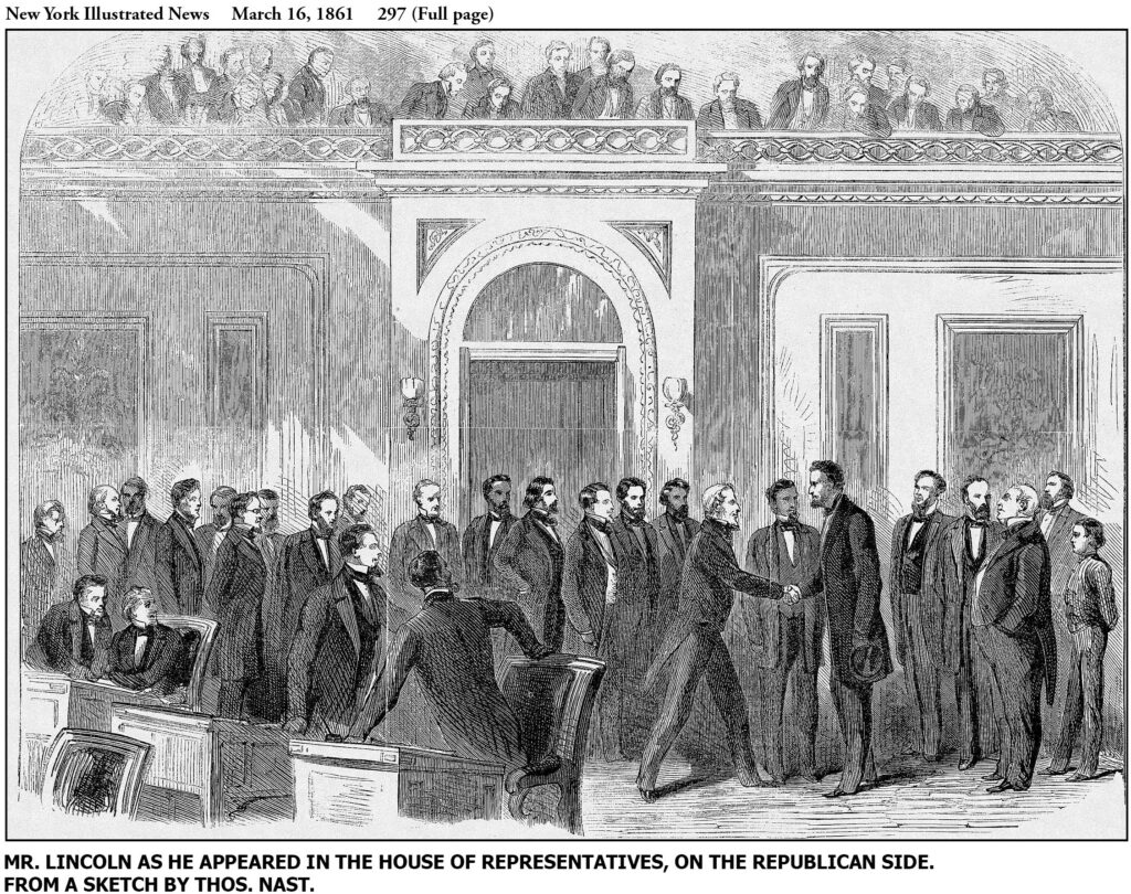 Mr. Lincoln as He Appeared in the House of Representatives