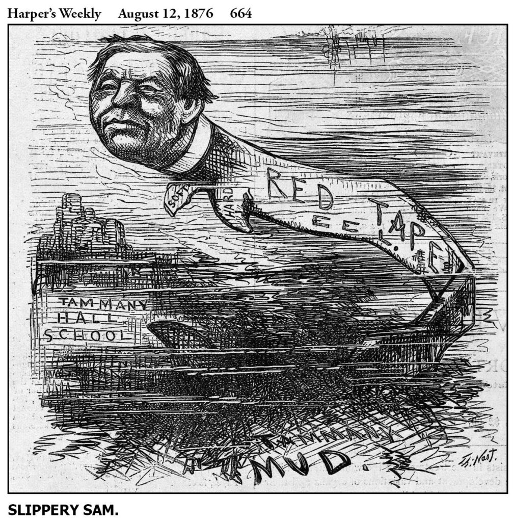 Slippery Sam | Cartoons | Political Cartoonist | Thomas Nast